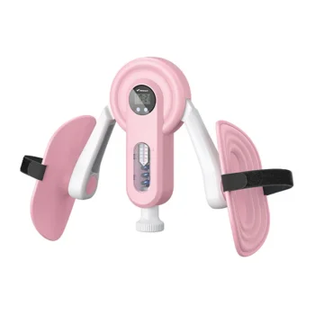 MERACH MR-2522 Leg Trainer with LED Display, White/Pink