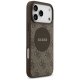 Guess iPhone 17 Pro Max vāciņš 4G Circle Classic Logo MagSafe, brūns