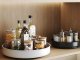 Rotating Turntable Organizer for Kitchen and Bathroom 25cm, White