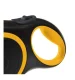 Purlov Retractable Dog Leash 8m / 50kg, Black/Yellow