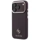 Dėklas Guess iPhone 18 Pro Max / 17 Pro Max Saffiano Small 4G MagSafe, bordo