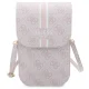 Guess 4G Stripe Phone Handbag with Shoulder Strap - Pink