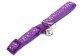 Fabric collar for dog or cat with bell, width 1cm