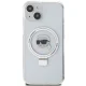 Karl Lagerfeld iPhone 15 Case Magsafe Ringstand, White