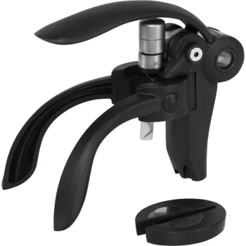Peugeot Baltaz Lever Corkscrew with Foil Cutter, Black