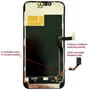 Display for iPhone 13 Pro Max, LTPO Soft OLED, 120Hz