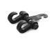 Car Seat Headrest Hook Hanger for Bags and Groceries, Black