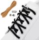 Elastic No-Tie Shoelaces with Metal Lock, Brown
