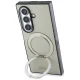 Guess Magnetic Ring Stand Case for Samsung Galaxy Z Fold 8 Ultra - Beige