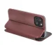 Smart Diva Wallet Case for Xiaomi Redmi Note 9s / 9 Pro / 9 Pro Max, Burgundy