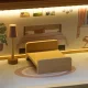 Wooden Dollhouse with Furniture and LED Light 78cm, Pink