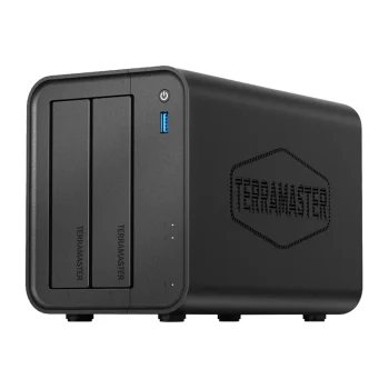 TerraMaster F2-425 2-Bay NAS Server, 2.5GbE, 4 GB DDR4
