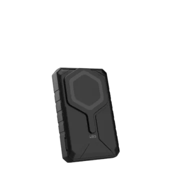 UAG Rugged 10K Powerbank - 10000 mAh with stand, 10W wireless charging, MagSafe compatible, cable included - black