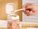 Стеклянная банка для специй с ручкой и ложкой 300 мл, белый