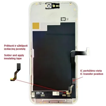 Display for iPhone 15 Pro Max, LTPO Soft OLED, 120Hz