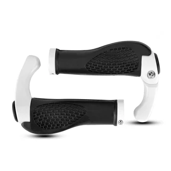 Rockbros BT1007W Bicycle Grips with Horns, White