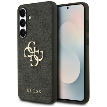 Чехол Guess для Samsung Galaxy S25 FE HC PU Leather 4G Metal Logo черный