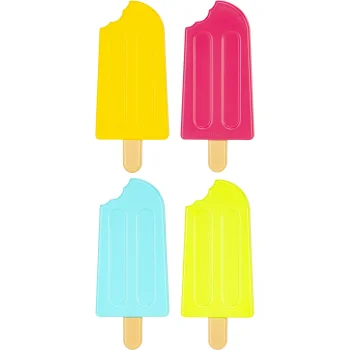 OTOTO Ice Pops Cooling Packs, 4 Pack, Multicolored