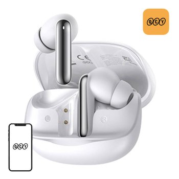 TWS Wireless Earbuds QCY MeloBuds HT12 ANC White