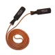 4Fizjo Leather Boxing Jump Rope with Bearings