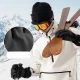 Qunature Finger Style Ski Gloves Size M, Black