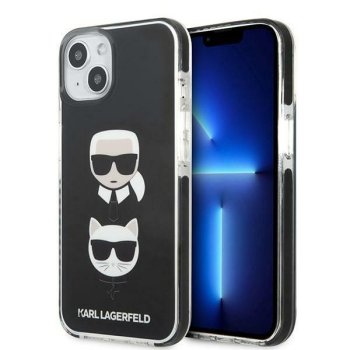 Apple iPhone 13 6.1" Karl Lagerfeld Karl&Choupette Head Case Cover (KLHCP13MTPE2TK), Black