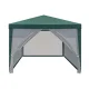 Garden Tent Pavilion 3x3m with Mosquito Net, Green