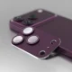 Etteri Full Camera Lens Guard for iPhone 18 Pro Max, Dark Cherry