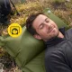 Self-Inflating Camping Mat with Pillow Mountain Goat, 188x65x3.5 cm, Olive