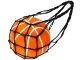Single Ball Net Bag, Black