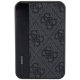 Внешний аккумулятор Guess 5000mAh 15W 4G Leather Metal Logo, черный