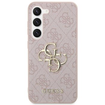 Samsung Galaxy S24+ Plus (SM-S926) Guess 4G Big Metal Logo Case Cover, Pink