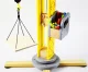 Bakalu Large Wooden Construction Crane, Rotating & Manual Control