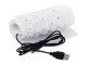 USB Silicone Keyboard, Silent, Waterproof, White
