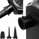 TRIZAND 00020790 Battery-Powered Air Pump for Mattresses, Black