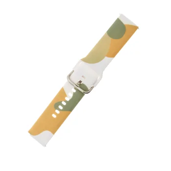 Silicone Camo Watch Band for Samsung Galaxy Watch 45/46/47 mm - Pattern 6