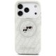 Karl Lagerfeld IML Glitter Karl&Choupette Heads Logo MagSafe Phone Case Cover iPhone 17 Pro Max - Gray