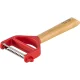 Opinel T-Duo Wood Vegetable Peeler, Red