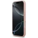 Guess Rhinestone Triangle Logo Case for iPhone 17 Pro - Pink