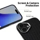 Tech-Protect Ion Carbon MagSafe Phone Case Cover iPhone 17 - black and silver