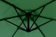 Multigarden XS-UMS021 Cantilever Garden Umbrella, 3m, Green