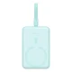 Baseus Magnetic Mini MagSafe 10000mAh 20W powerbank with built-in Lightning cable - blue + Baseus Simple Series USB-C -...