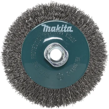 Makita D-39849 Bevel Wire Brush for Angle Grinders, 115 mm, M14