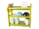 3-Tier Dish Drying Rack with Cutlery Holder, 53x42.5x27 cm