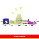 Kruzzel 5-in-1 Kids Play Tent with Tunnels and Balls