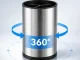 Kitchen Cutlery Drainer Organizer, 360° Rotating, Steel