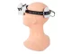Head Magnifier with 2 LED Lights and 8 Interchangeable Lenses (up to 28x), Black/White