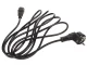 Maclean MCTV-692 Power Cable, 3-Pin, EU Plug, 3m