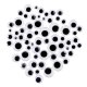 Self-Adhesive Googly Eyes 500 Pcs Wiggle Eyes for Crafts DIY