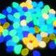 Decorative Luminous Stones AG653C, 100 pcs, Color Mix